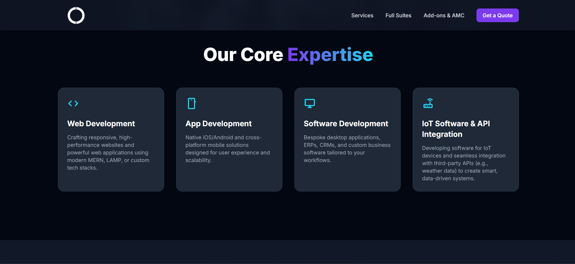 Portfolio projects gallery